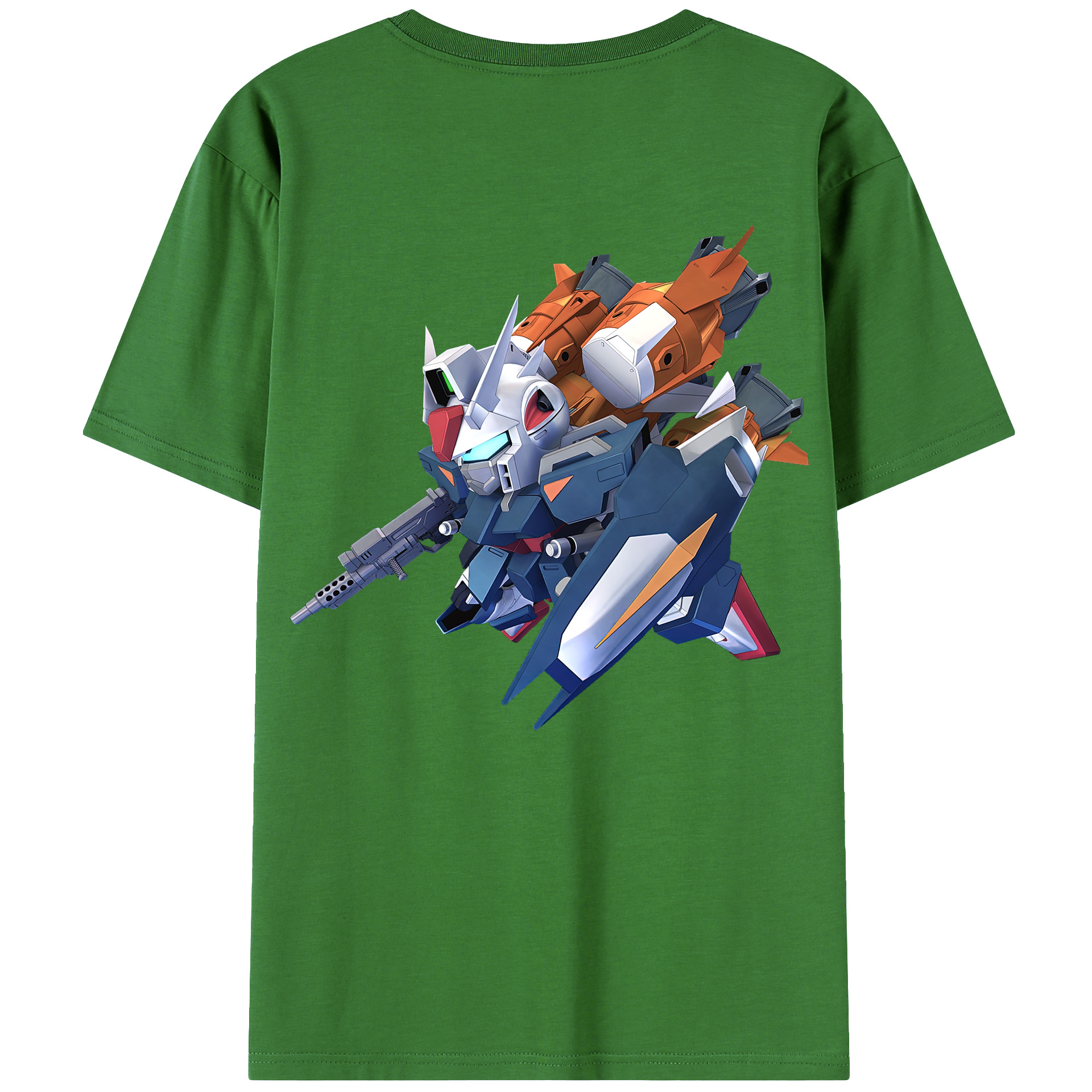 （画像用） 機動戦士ガンダム Mobile Suit Gundam レディース半袖Tシャツ(バックプリント)